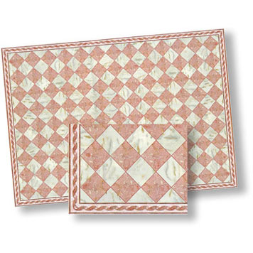 Dollhouse Miniature Faux Marble Tiles, 6pc